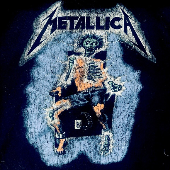 Metallica Ride The Lightning Small Black Hoodie - Picture 3 of 4